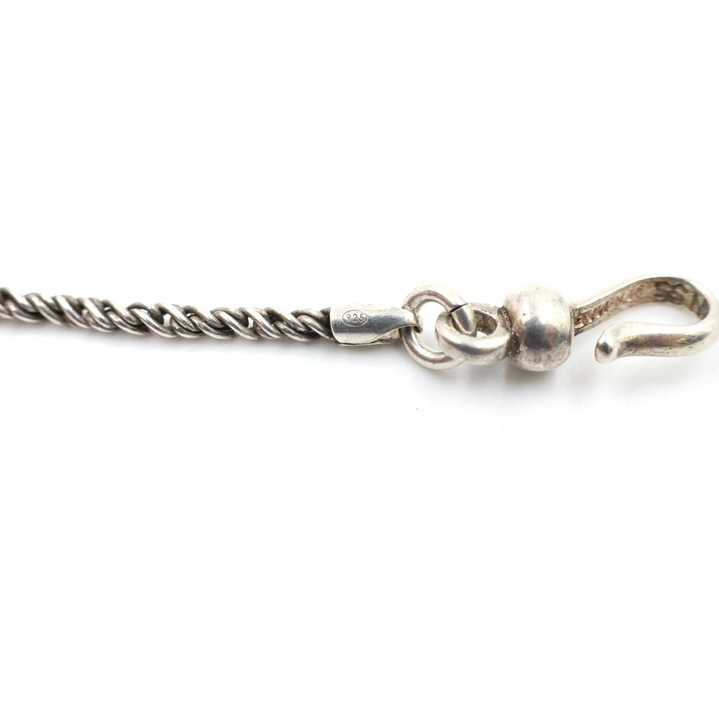 WAKAN SILVER SMITH(ワカンシルバースミス) ツイスト チェーン フック ネックレス シルバー レディース
