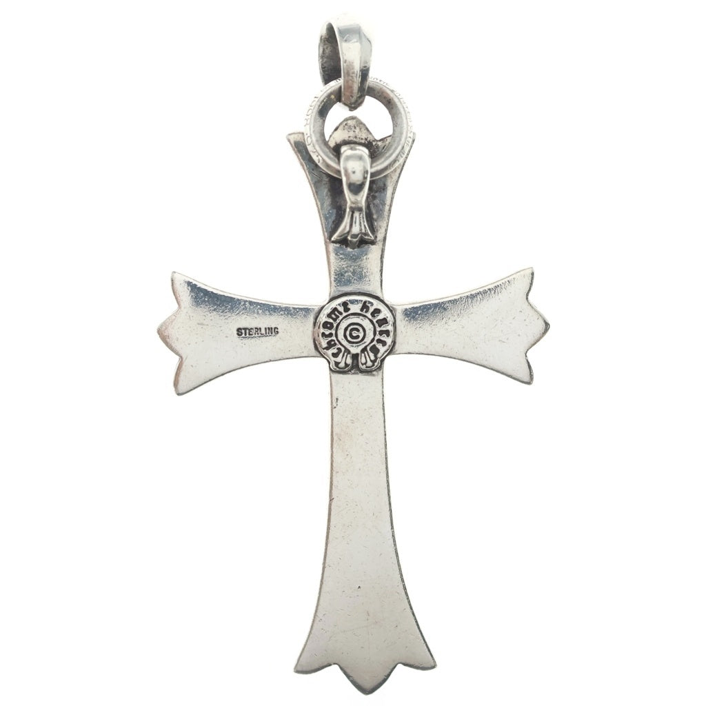 CHROME HEARTS(クロムハーツ) CH CRS LG W/BALE Wベイル ラージCHクロスペンダントトップ シルバー BCA215