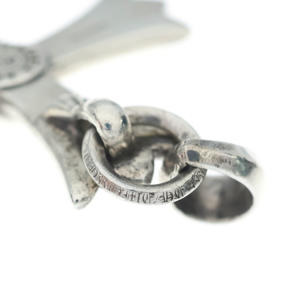 CHROME HEARTS(クロムハーツ) CH CRS LG W/BALE Wベイル ラージCHクロスペンダントトップ シルバー BCA215