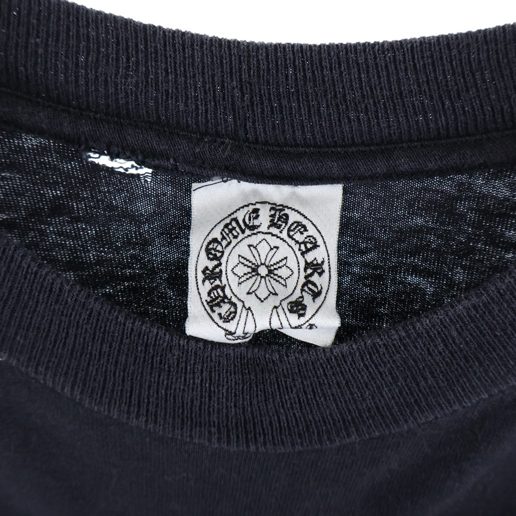 CHROME HEARTS(クロムハーツ) OLD S/S オールド バックセメタリークロスプリント 長袖Tシャツカットソー ブラック