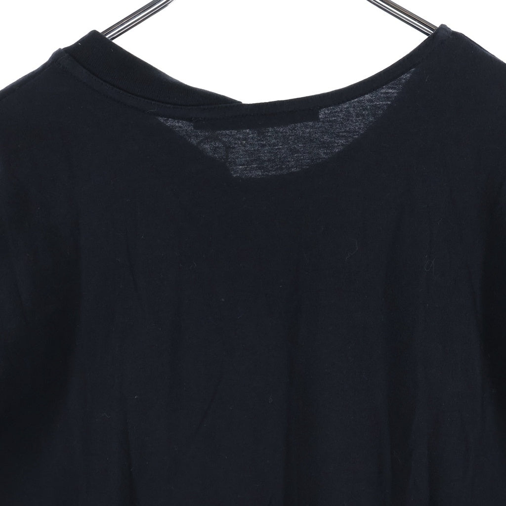 GIVENCHY(ジバンシィ) ネックレスチェーン ロゴ プリント 半袖カットソー Tシャツ ブラック BW706P3Z23