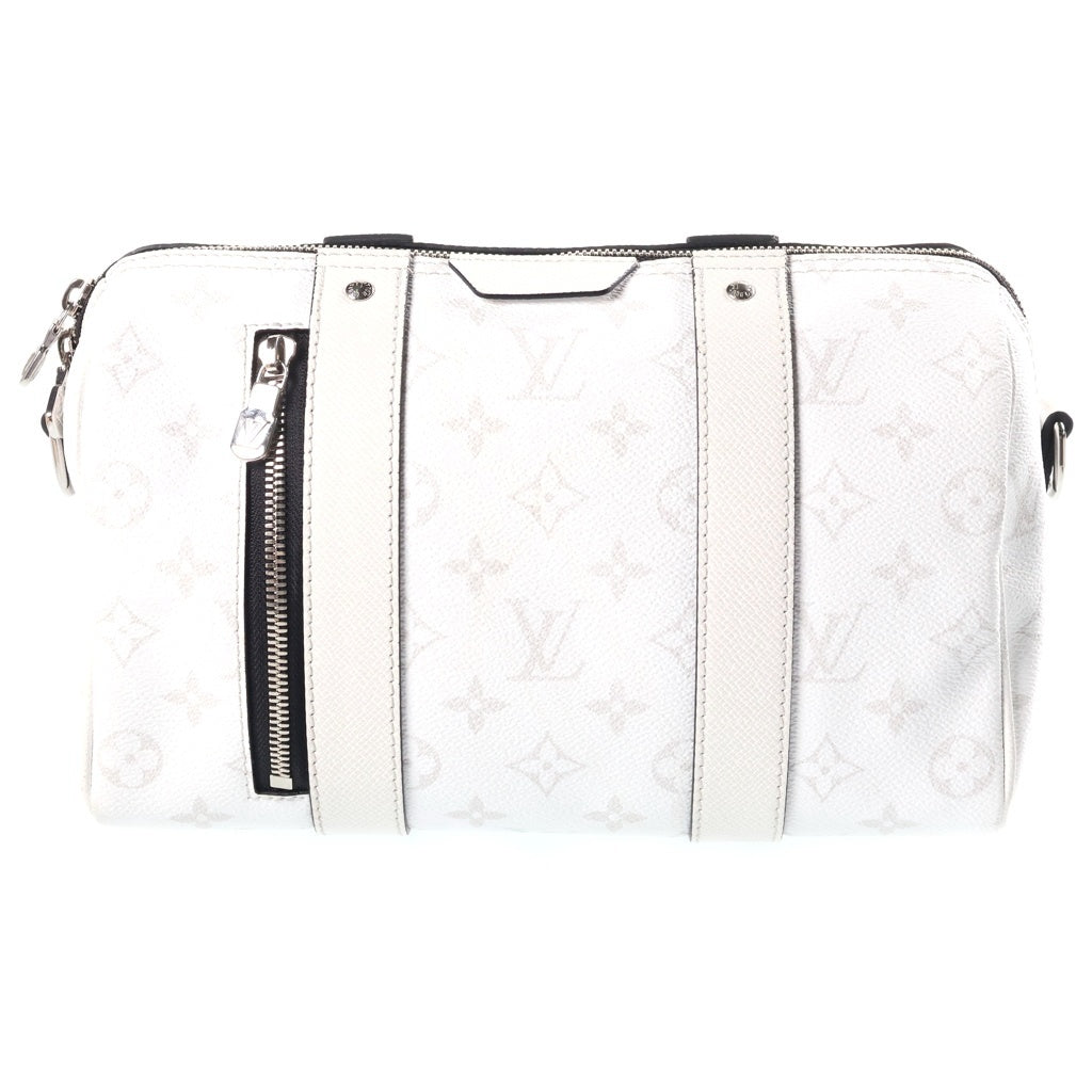 LOUIS VUITTON(ルイヴィトン) 26SS タイガラマ シティ キーポル ショルダー バッグ オプティックホワイト M27644 レディース