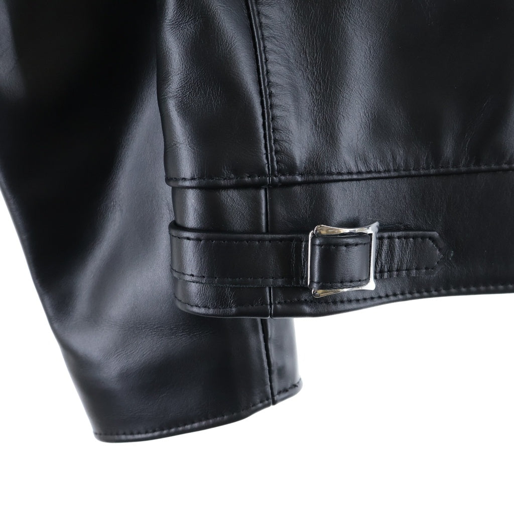 Lewis Leathers(ルイスレザー) DOMINATOR ドミネーター レギュラーフィット ホースハイド ジップアップレザージャケット ブラック