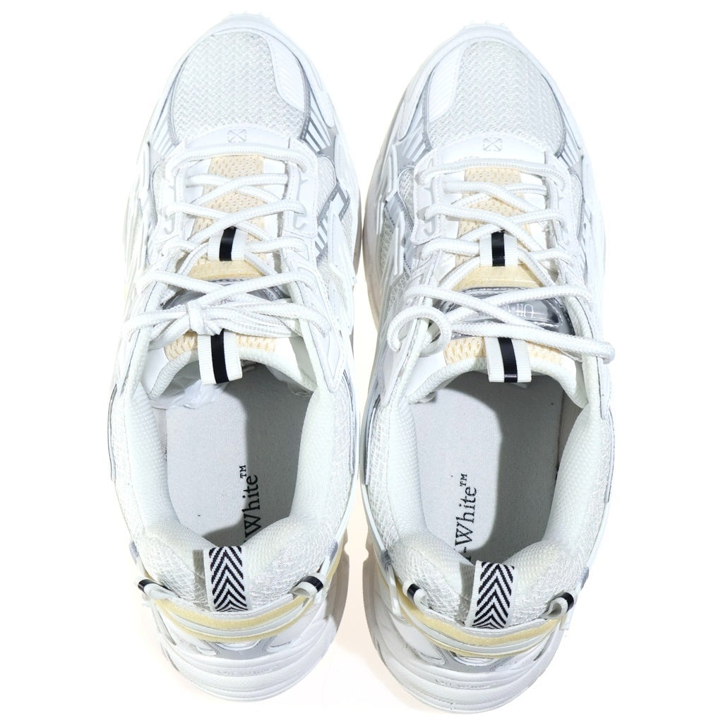 OFF-WHITE(オフホワイト) BE RIGHT BACK ビー ライト バック メッシュ ローカットスニーカー ホワイト