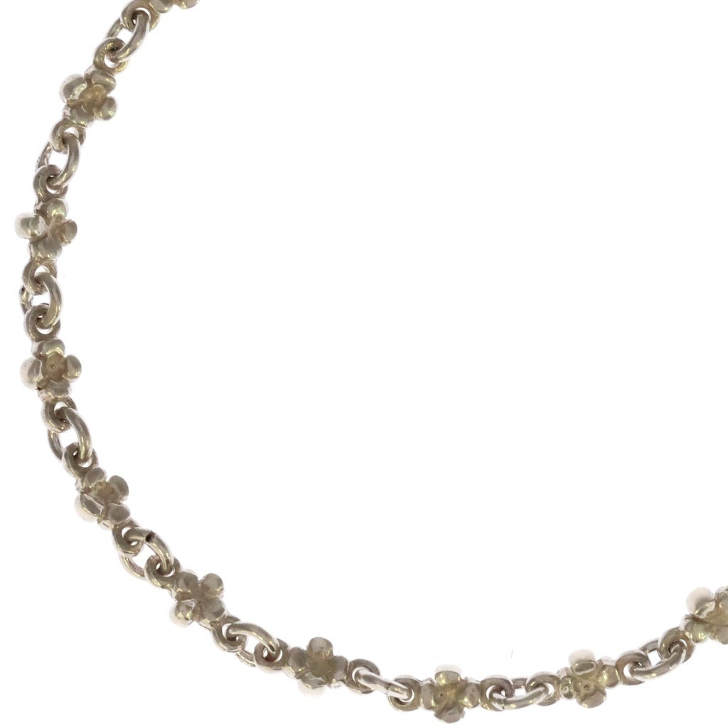Loree Rodkin(ローリーロドキン) TINY FLOWER CHAIN LINK タイニー フラワー チェーン リンク ネックレス シルバー レディース