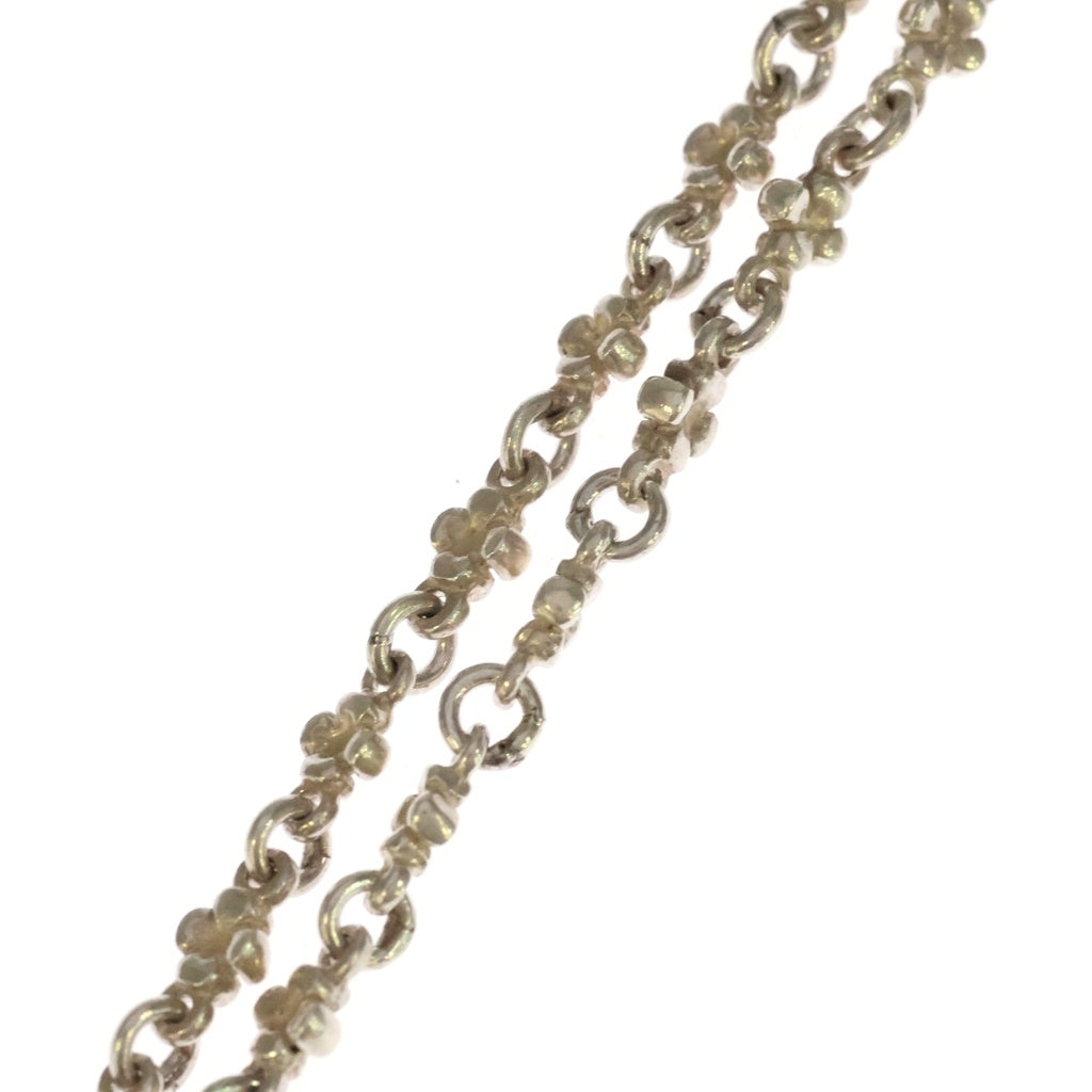 Loree Rodkin(ローリーロドキン) TINY FLOWER CHAIN LINK タイニー フラワー チェーン リンク ネックレス シルバー レディース