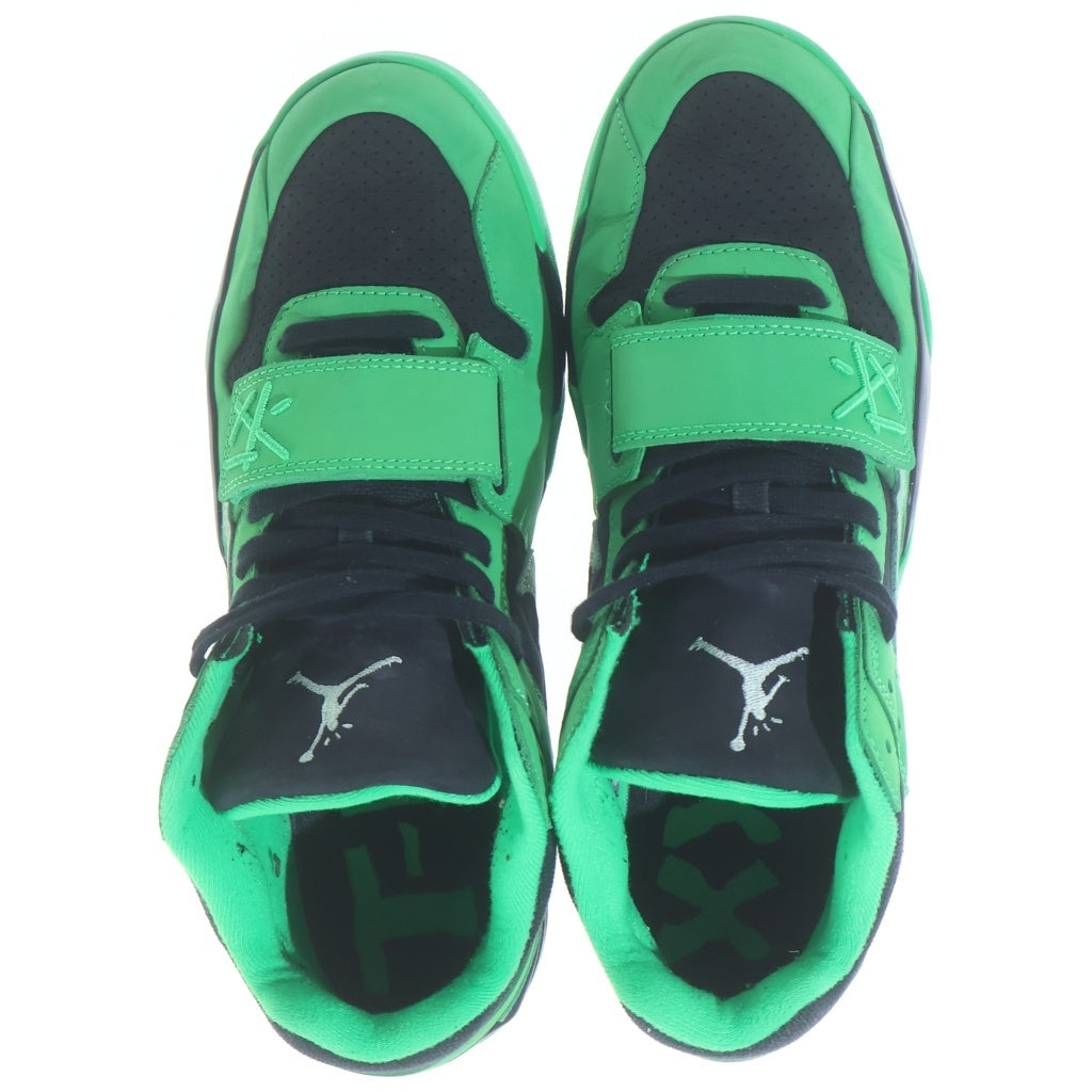 NIKE(ナイキ) ×TRAVIS SCOTT JUMPMAN JACK T-REXX トラビススコット ジャンプマン ジャック トレーナー ローカットスニーカー ブラック/グリーン US11/29cm IM9113-300