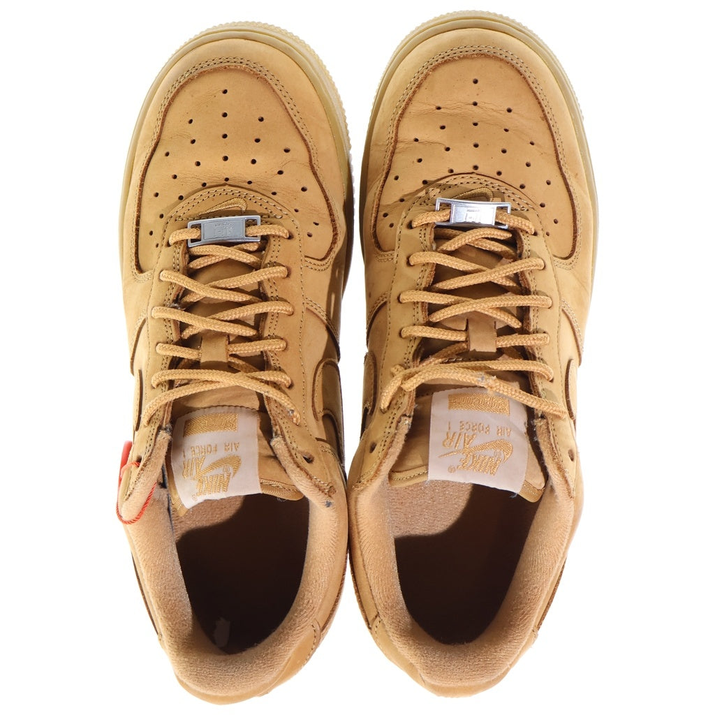NIKE(ナイキ) ×SUPREME AIR FORCE 1 LOW SP シュプリーム エアフォースワン ウィート ローカットスニーカー ブラウン US7/25.0cm DN1555-200 レディース