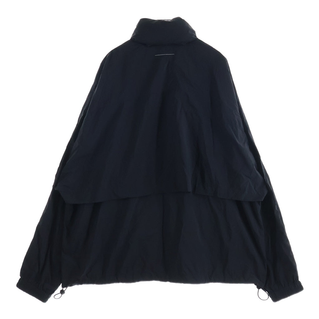 MM6 Maison Margiela(エムエムシックスメゾンマルジェラ) NYLON WINDOBREAKER JACKET ハイネックジップアップナイロン ウィンド ジャケット ブラック SH0AM0083