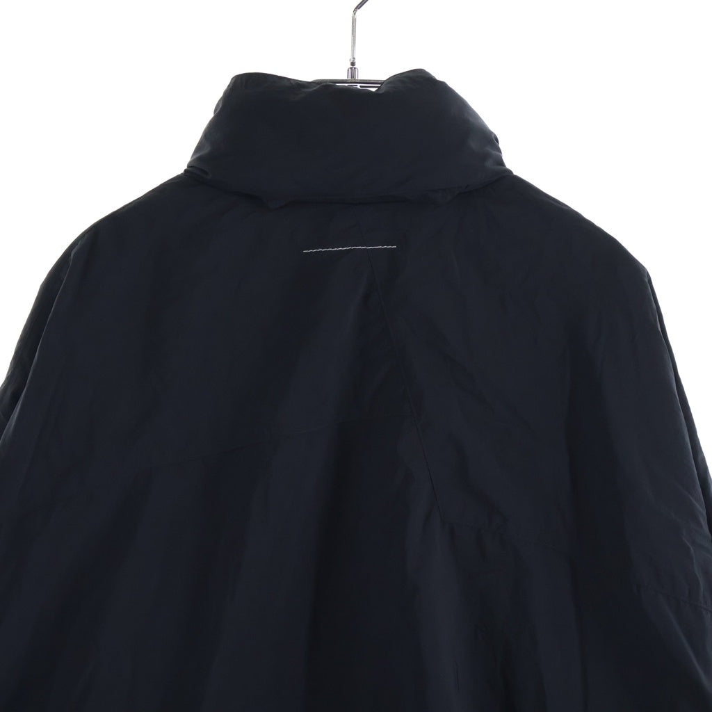 MM6 Maison Margiela(エムエムシックスメゾンマルジェラ) NYLON WINDOBREAKER JACKET ハイネックジップアップナイロン ウィンド ジャケット ブラック SH0AM0083