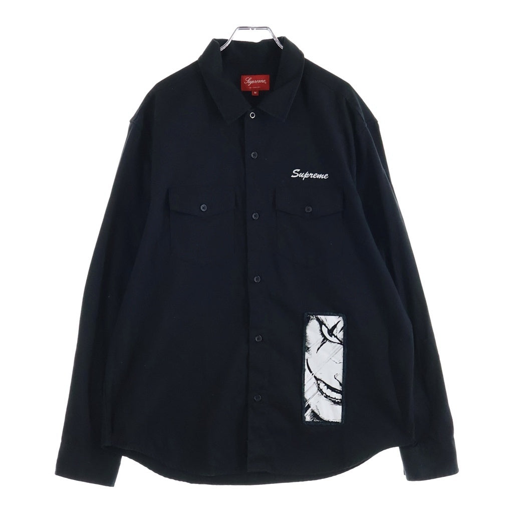 SUPREME(シュプリーム) 21AW The Crow Work Shirts ザ クロウ ボタンアップ ワーク 長袖シャツ ブラック