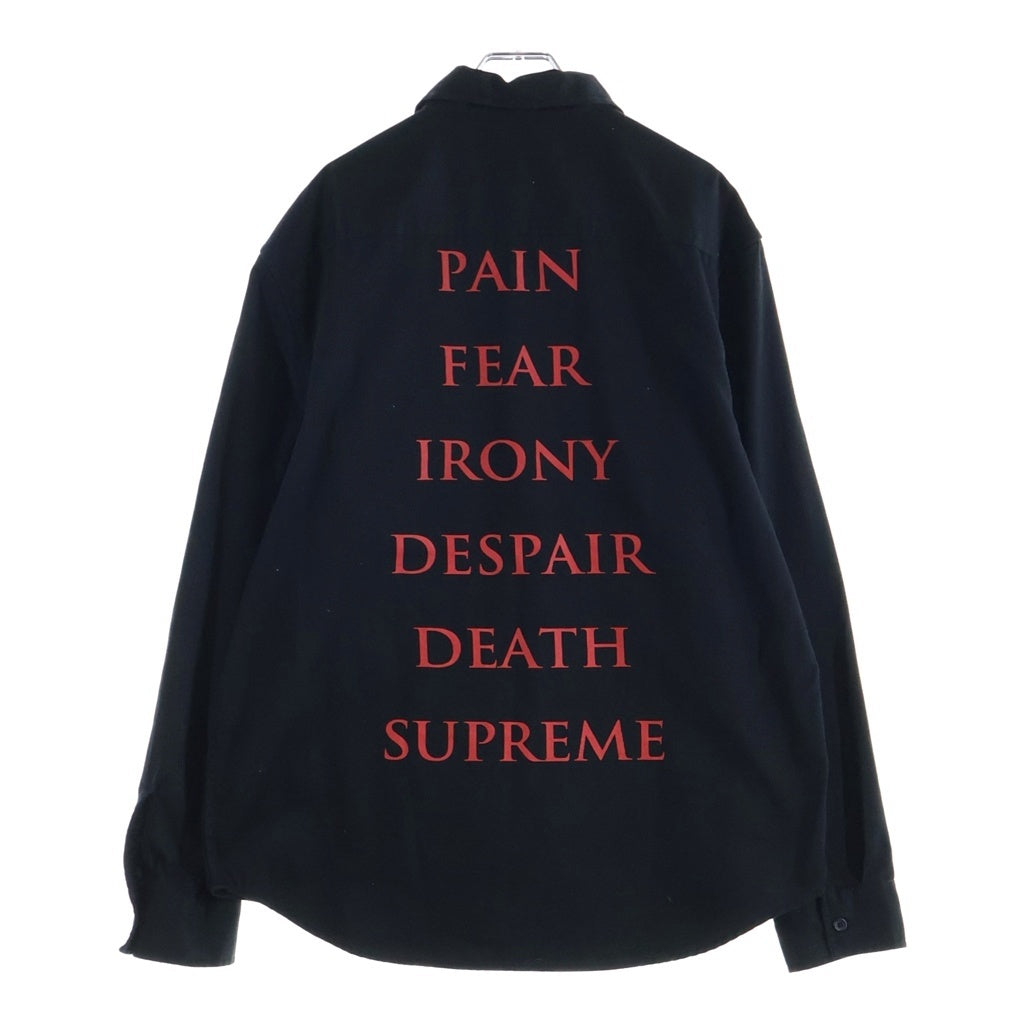 SUPREME(シュプリーム) 21AW The Crow Work Shirts ザ クロウ ボタンアップ ワーク 長袖シャツ ブラック