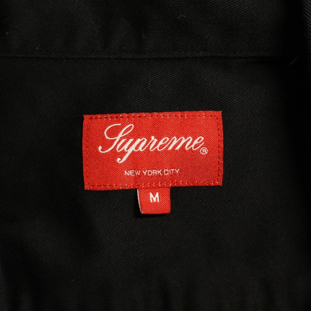 SUPREME(シュプリーム) 21AW The Crow Work Shirts ザ クロウ ボタンアップ ワーク 長袖シャツ ブラック