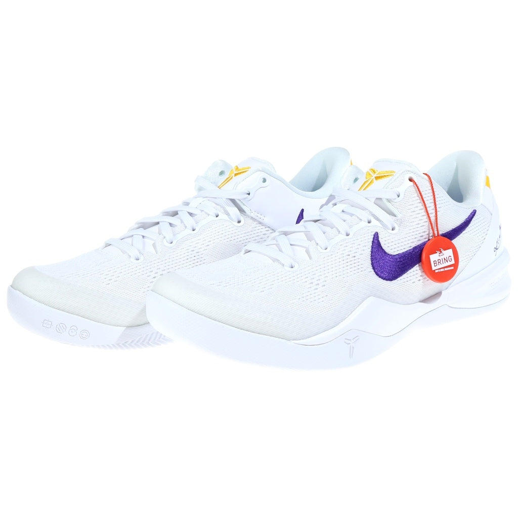 NIKE(ナイキ) KOBE 8 PROTRO LAKERS HOME コービー8 プロトロ レイカーズホーム ローカットスニーカー ホワイト US8/26cm HF9550-100