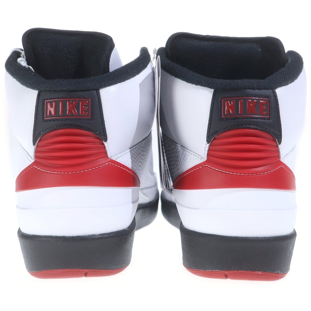 NIKE(ナイキ) AIR JORDAN 2 OG CHICAGO 2022 エアジョーダン2 シカゴ ハイカットスニーカー ホワイト/レッド US8/26cm DX2454-106