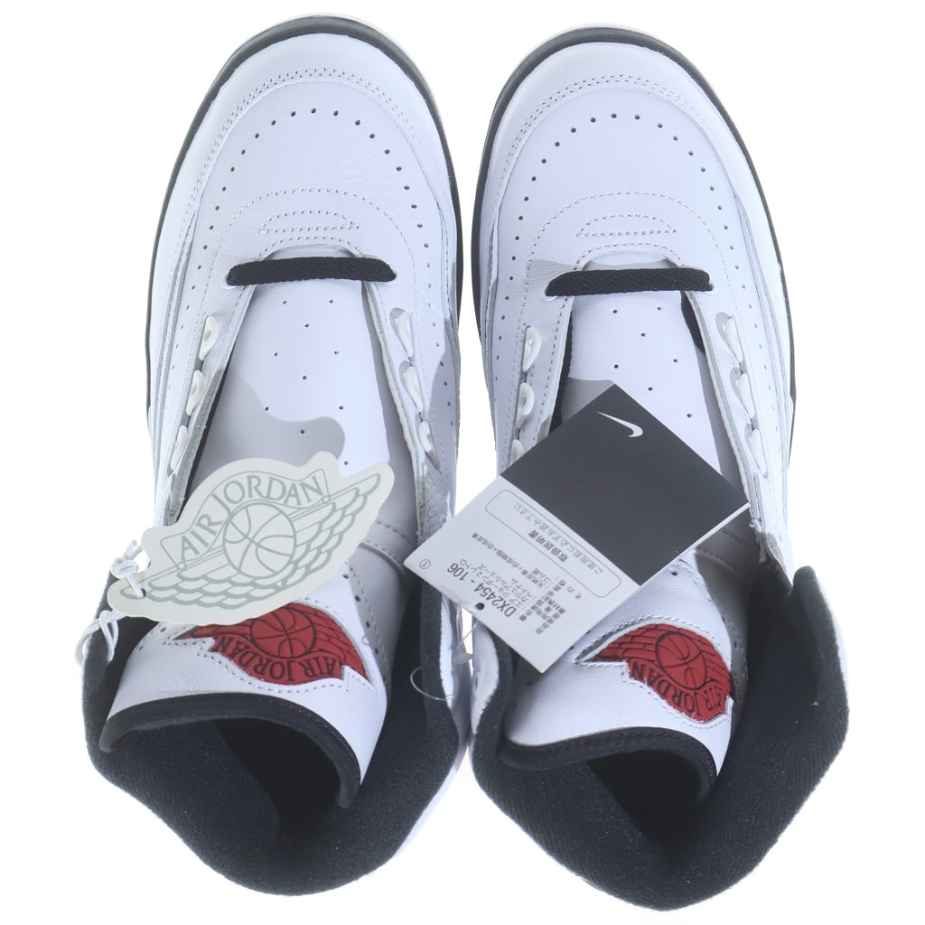 NIKE(ナイキ) AIR JORDAN 2 OG CHICAGO 2022 エアジョーダン2 シカゴ ハイカットスニーカー ホワイト/レッド US8/26cm DX2454-106