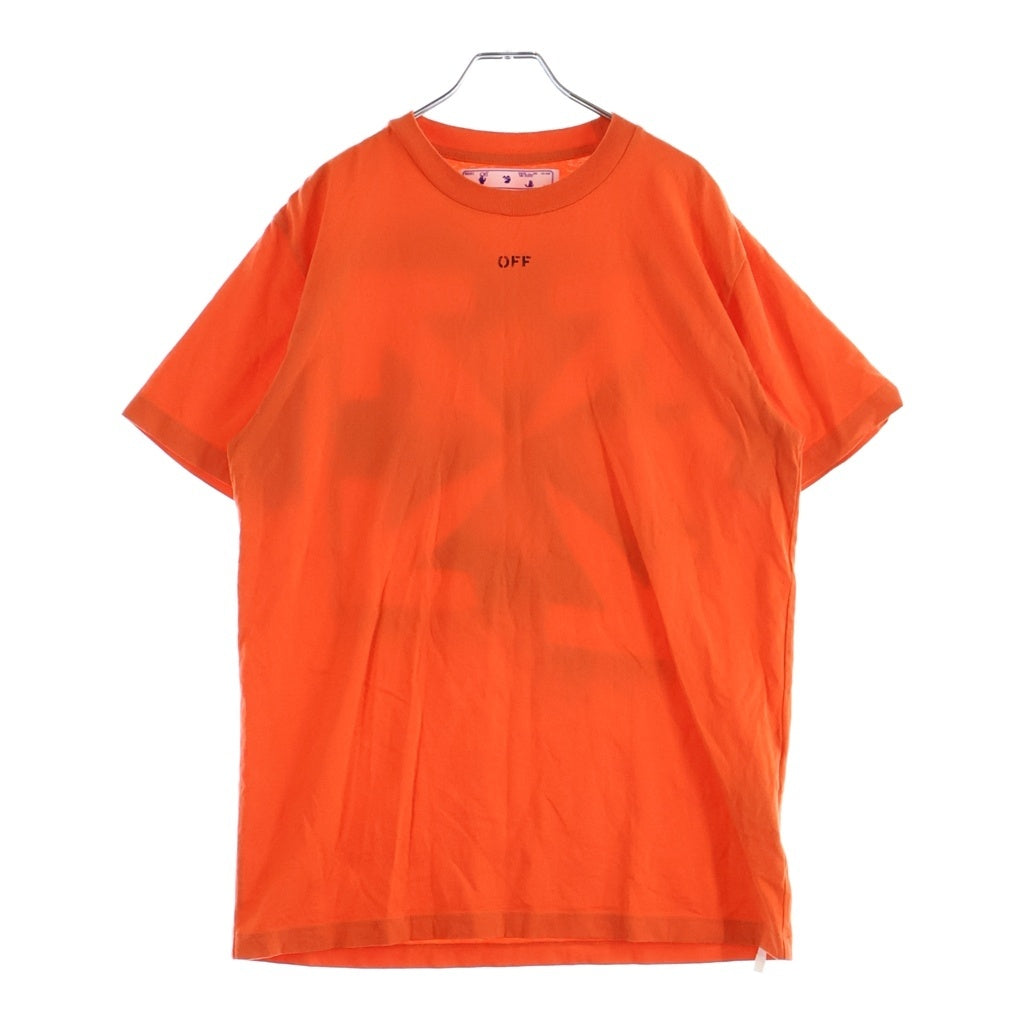 OFF-WHITE(オフホワイト) STENCIL S/S SLIM TEE スプレー ペイント ロゴ 半袖 カットソー Tシャツ OMAA027E20JER006