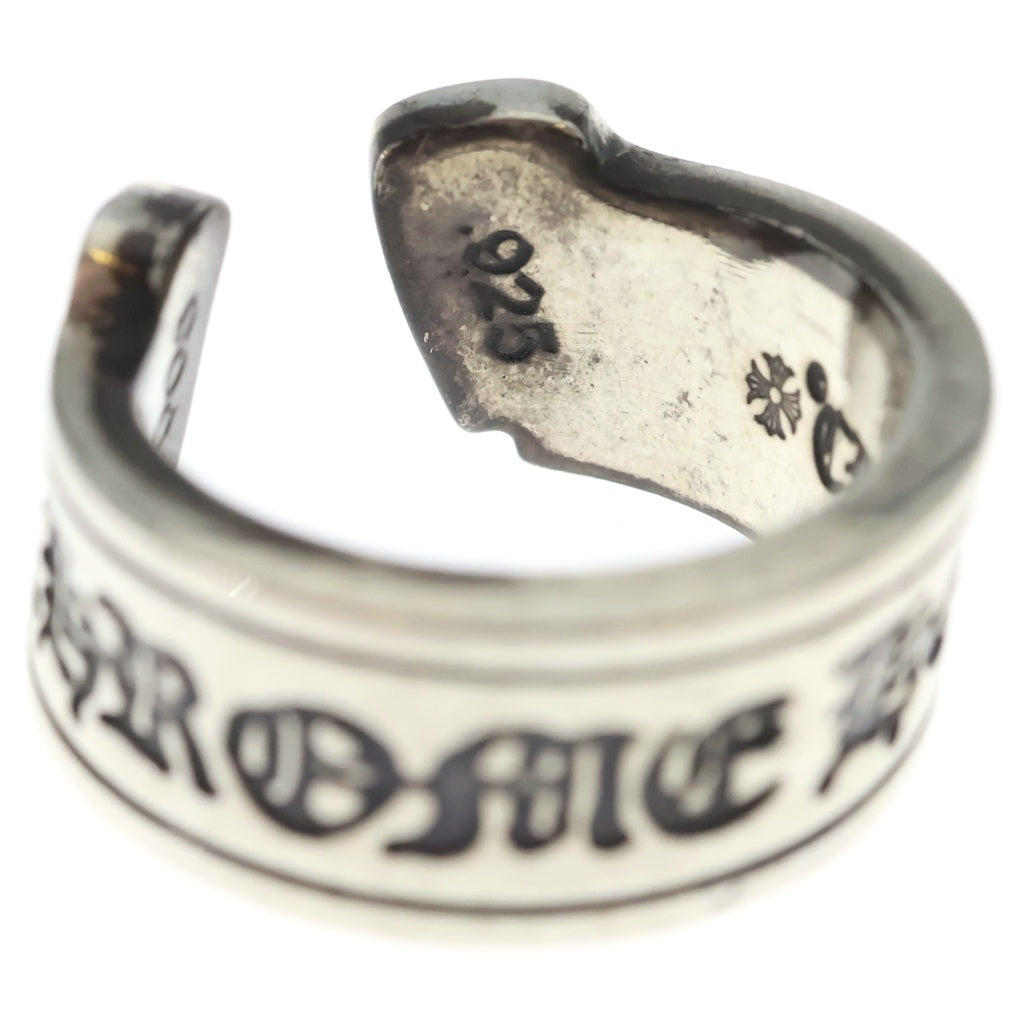 CHROME HEARTS(クロムハーツ) LG SCROLL LABEL ラージスクロールラベル リング シルバーBCA383