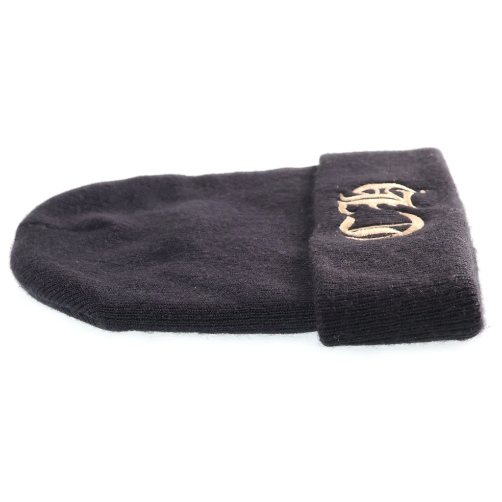 CHROME HEARTS(クロムハーツ) OLD WATCH CAP CHロゴ刺繍 ビーニー ニット帽 帽子 ブラック