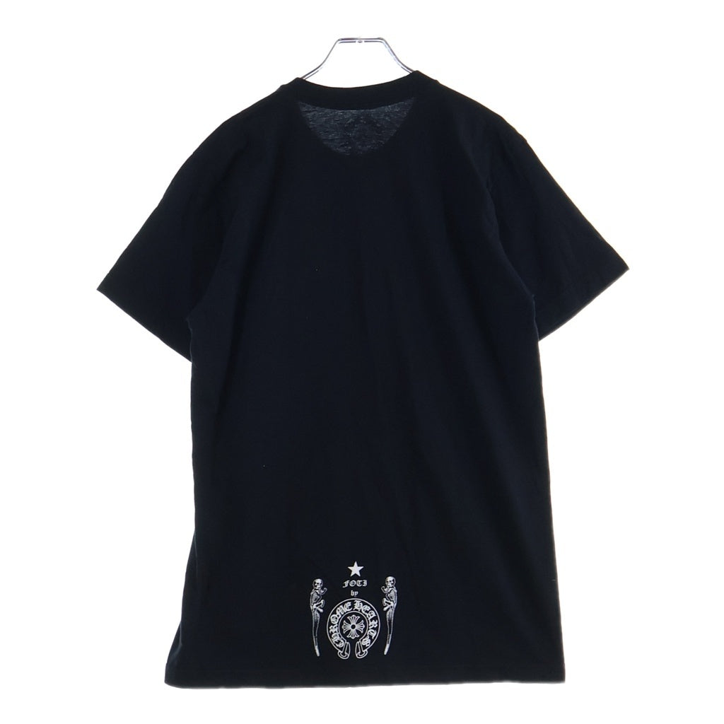 CHROME HEARTS(クロムハーツ) FOTI フォティ グラフィックプリント 半袖Tシャツ クルーネックカットソー ブラック