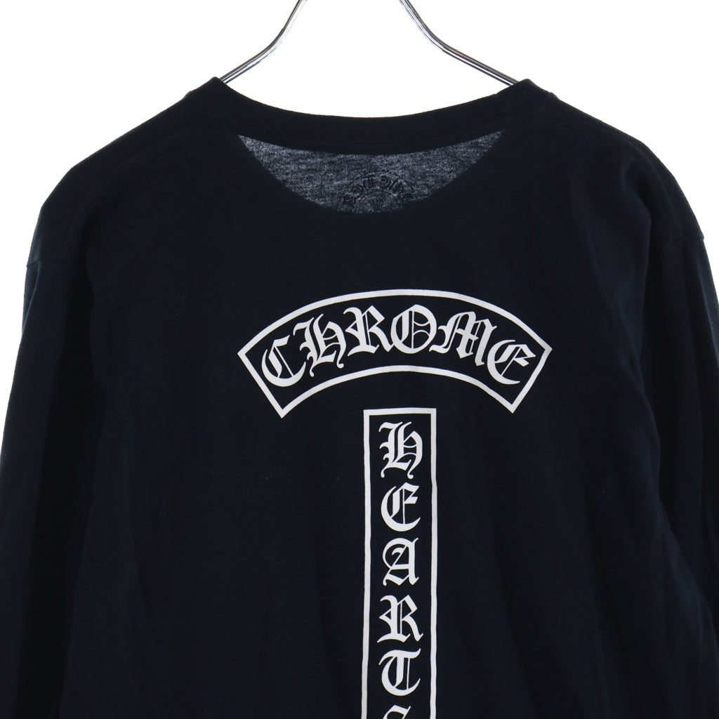 CHROME HEARTS(クロムハーツ) OLD CH L/S T-SHIRT オールド バックTバープリント 長袖Tシャツ ロンT ブラック