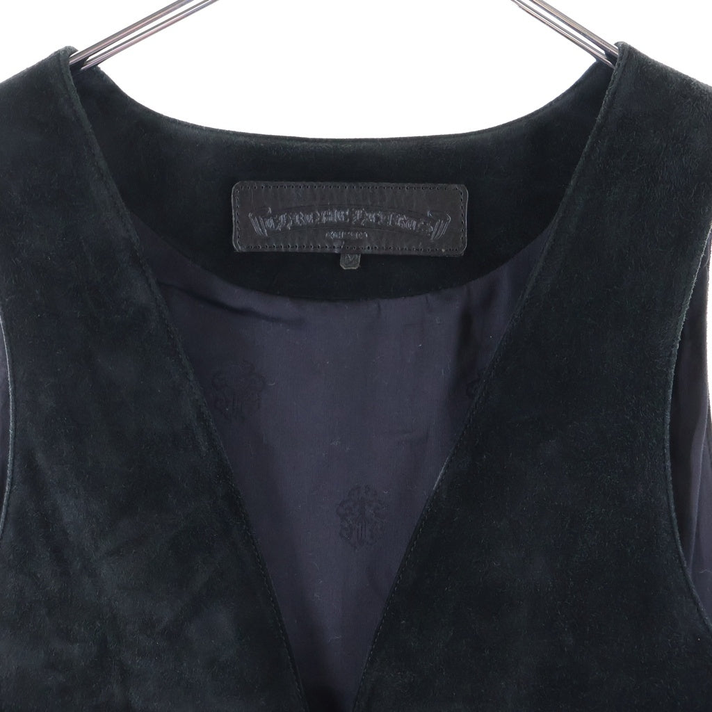 CHROME HEARTS(クロムハーツ) CLASSIC 2B SUD クロスボタンレザーベスト
