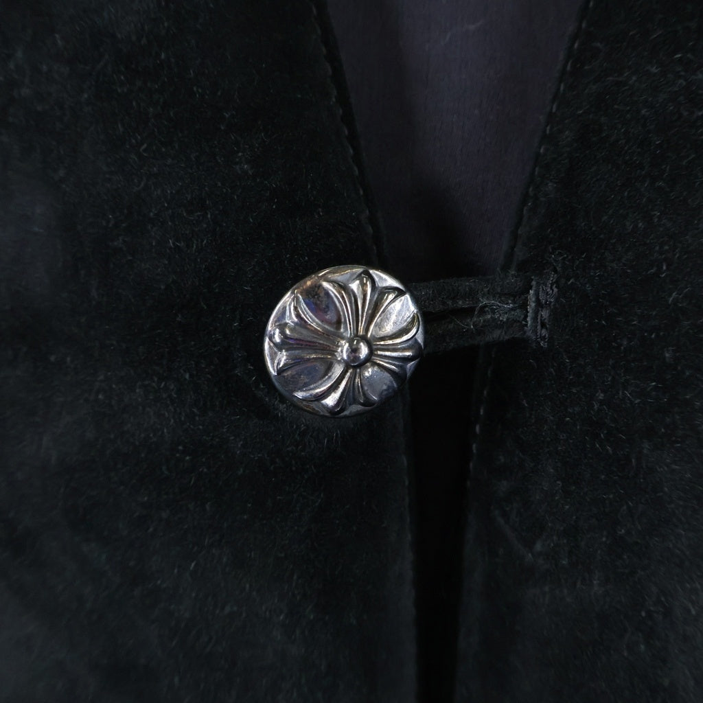 CHROME HEARTS(クロムハーツ) CLASSIC 2B SUD クロスボタンレザーベスト
