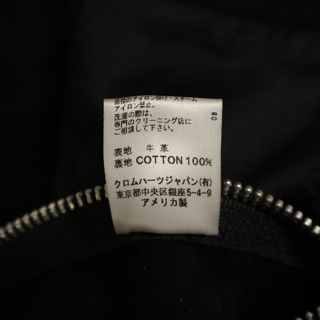 CHROME HEARTS(クロムハーツ) CLASSIC 2B SUD クロスボタンレザーベスト