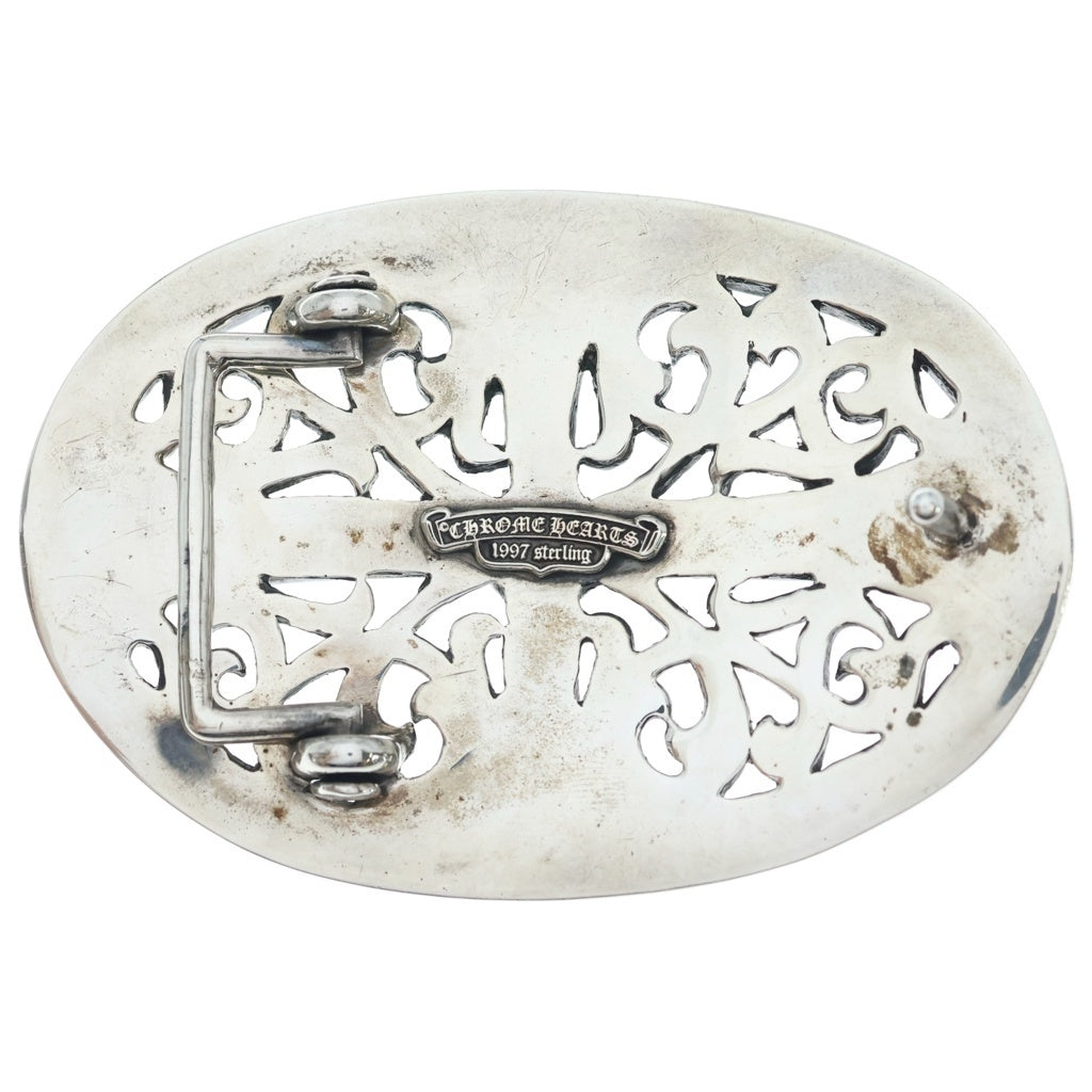 CHROME HEARTS(クロムハーツ) BUCKL OVAL LG CROSS バックルオーバル クロス エクストララージ シルバー