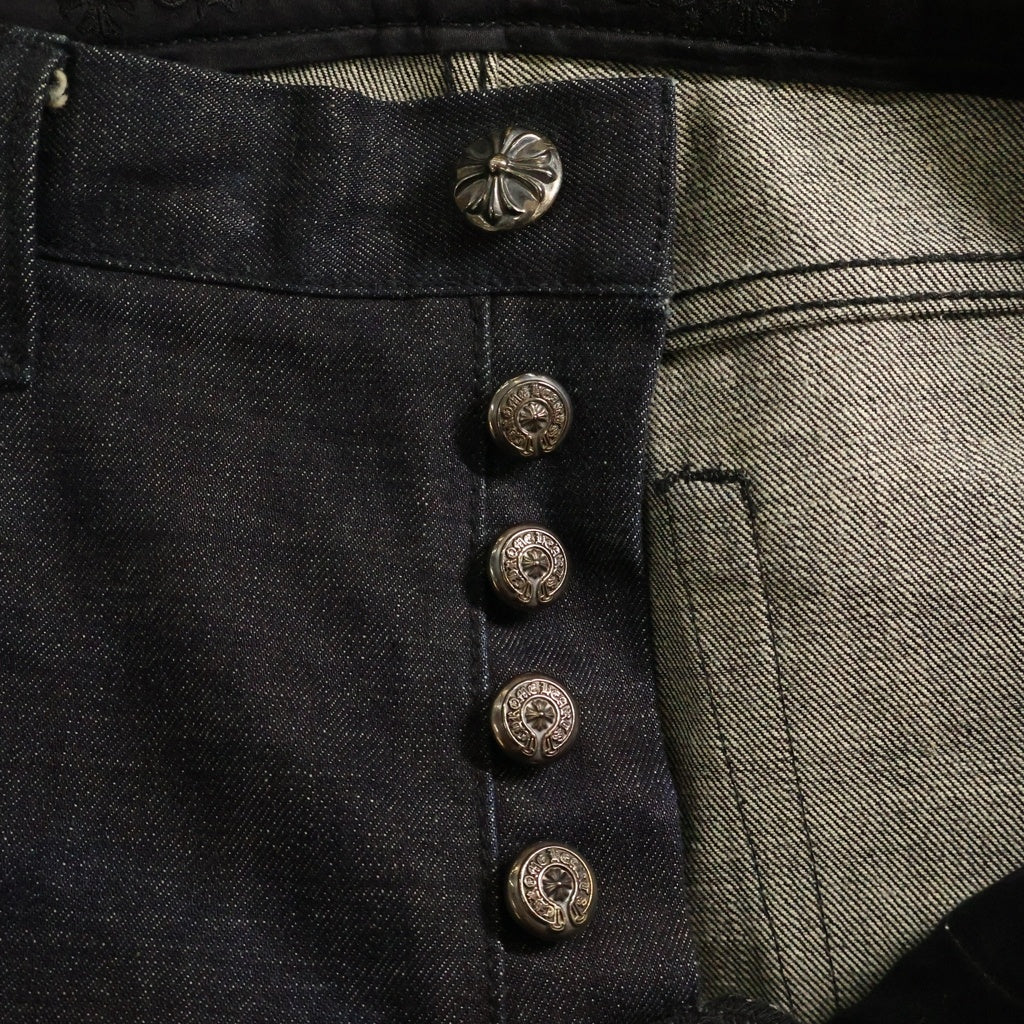 CHROME HEARTS(クロムハーツ) KS FIT DENIM PANTS ワイドデニムパンツ インディゴ