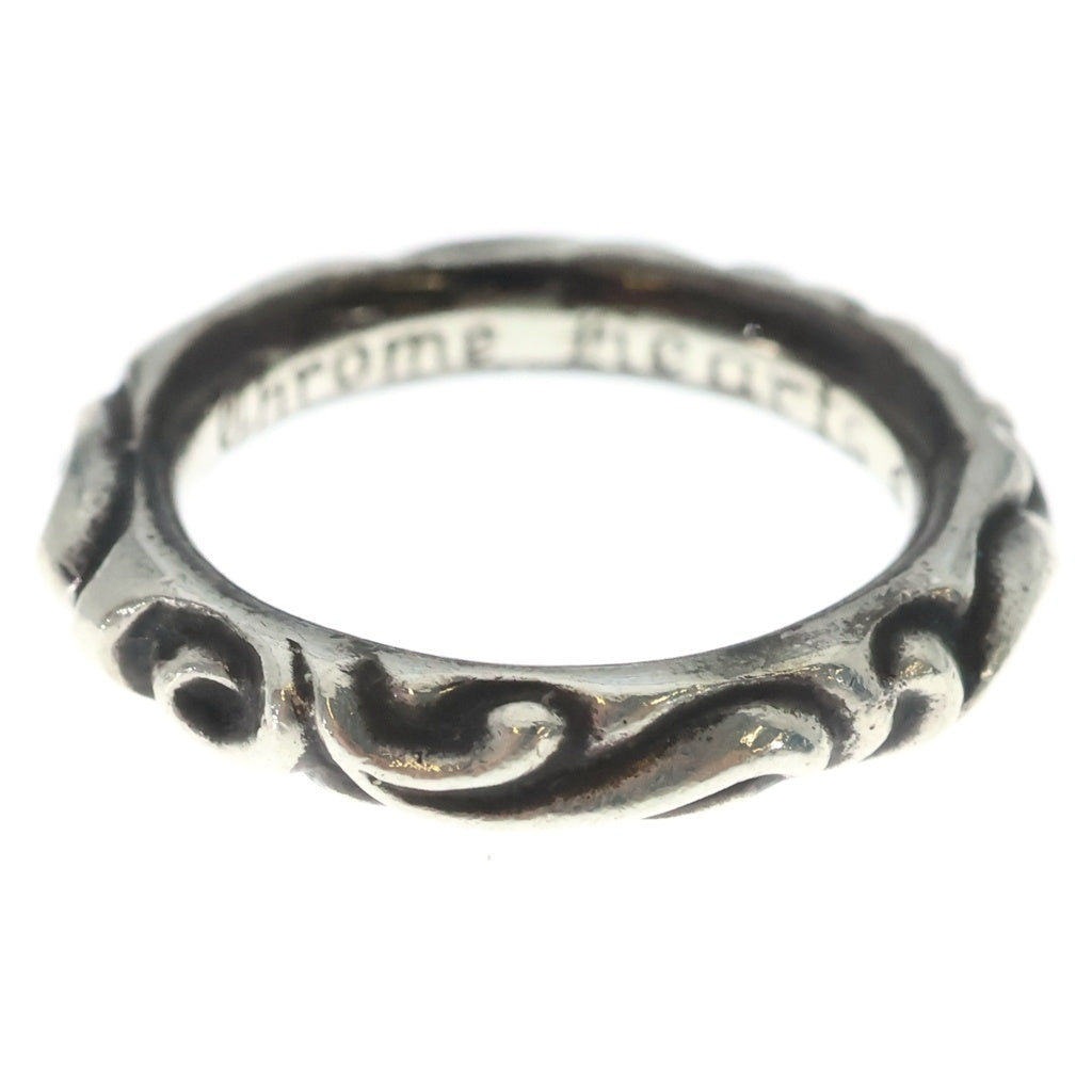CHROME HEARTS(クロムハーツ) SCRL BAND スクロールバンド リング シルバー BCA351