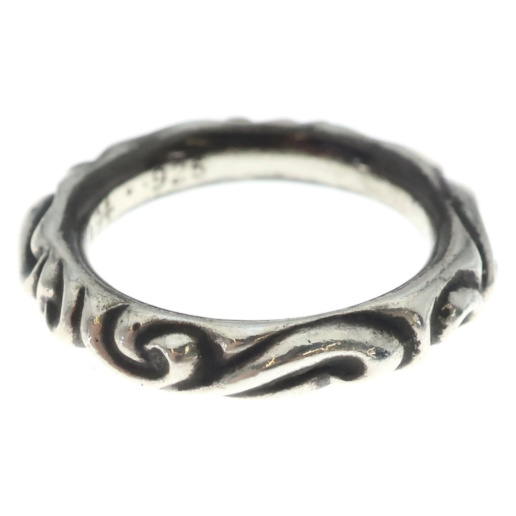 CHROME HEARTS(クロムハーツ) SCRL BAND スクロールバンド リング シルバー BCA351