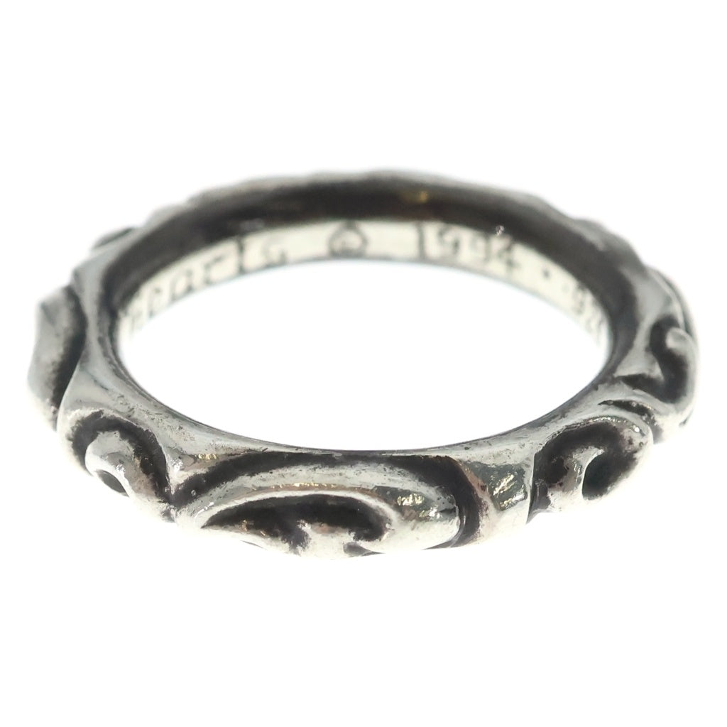 CHROME HEARTS(クロムハーツ) SCRL BAND スクロールバンド リング シルバー BCA351