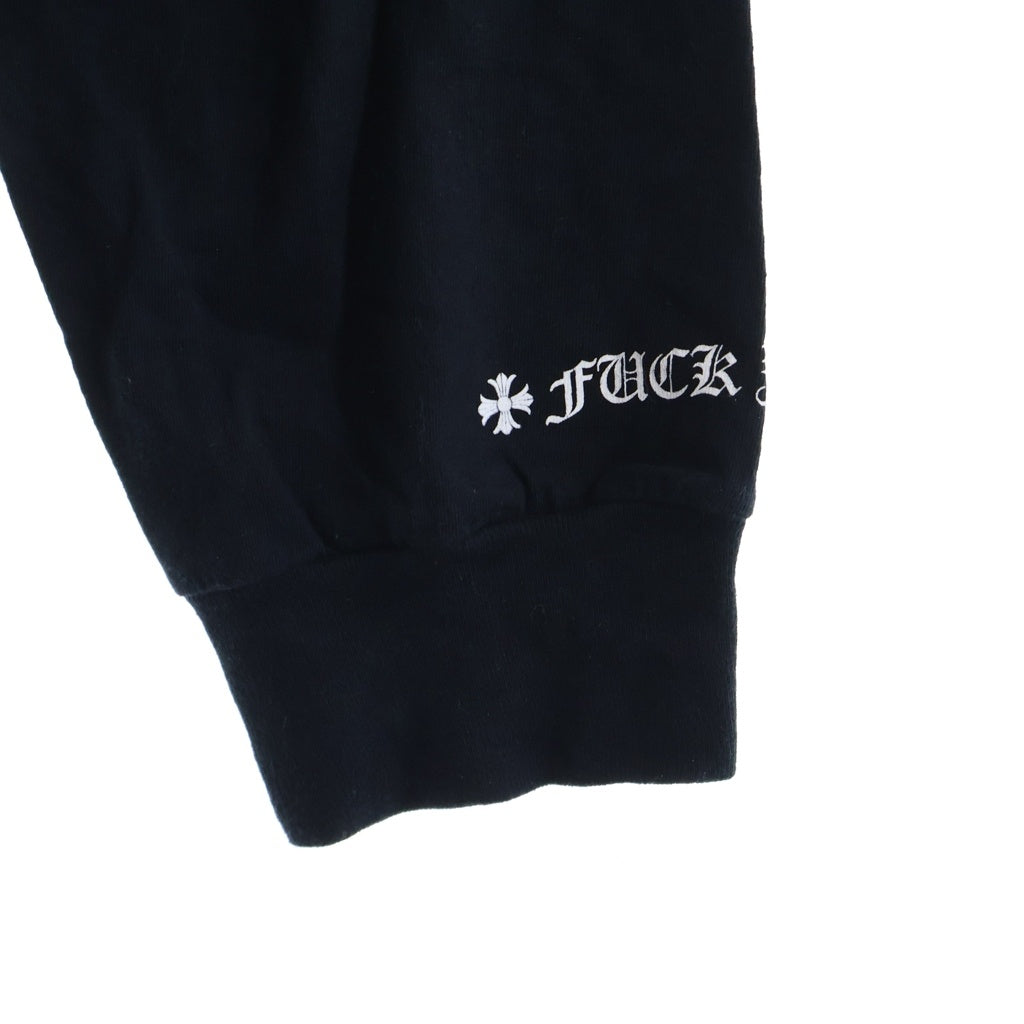 CHROME HEARTS(クロムハーツ) Made in Hollywood メイドイン ハリウッド ロゴ プリント 長袖Tシャツ クルーネックカットソー ブラック