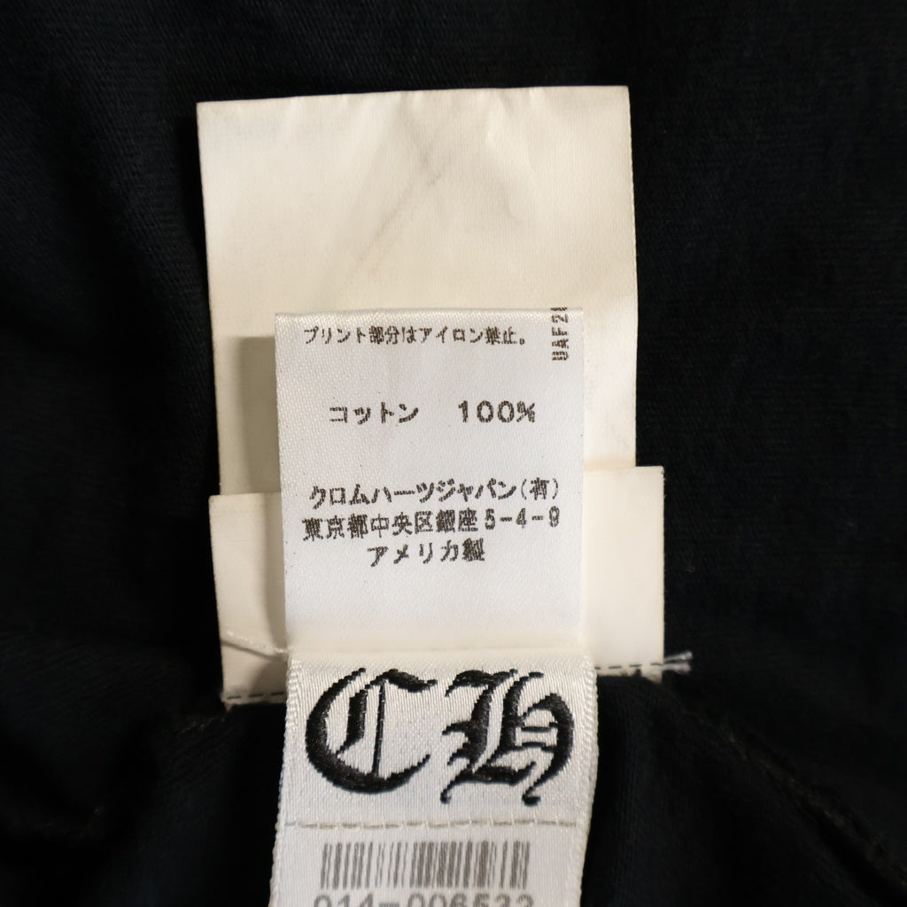 CHROME HEARTS(クロムハーツ) Made in Hollywood メイドイン ハリウッド ロゴ プリント 長袖Tシャツ クルーネックカットソー ブラック