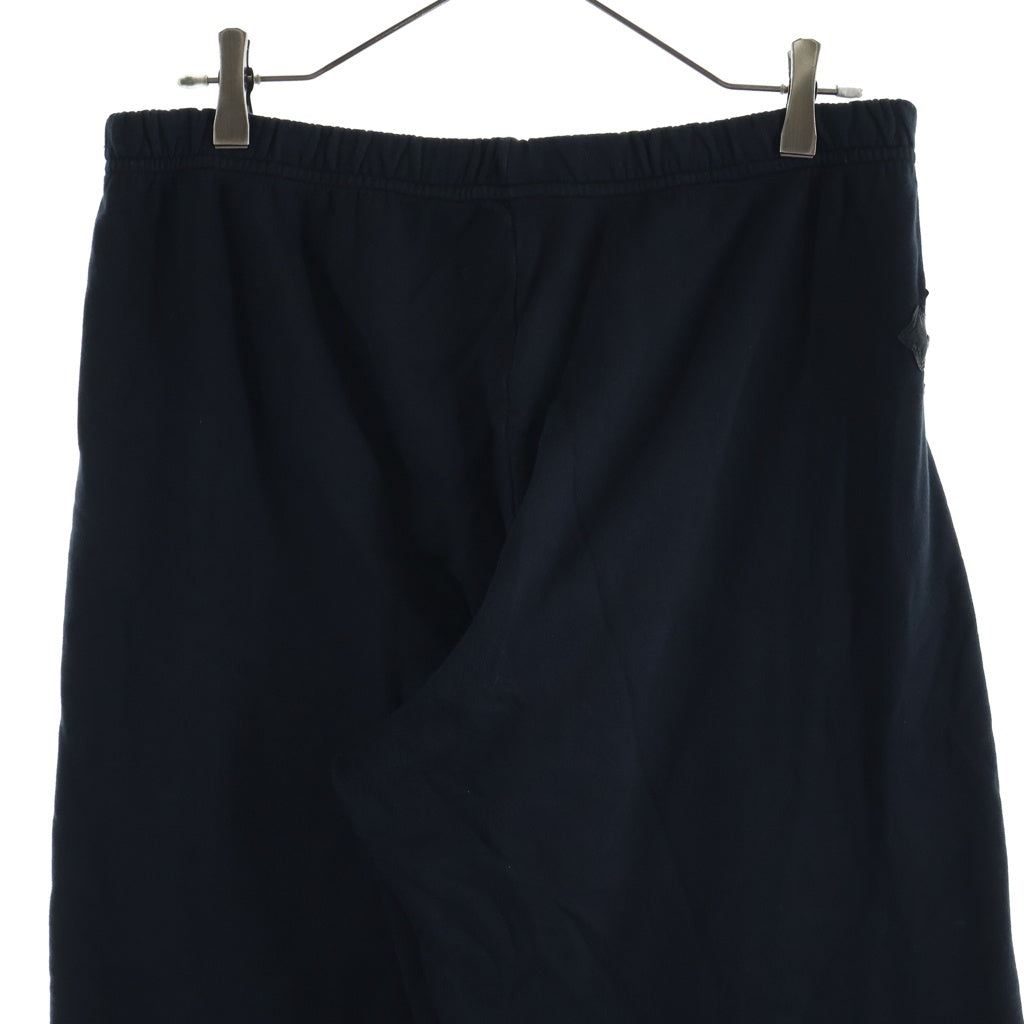 CHROME HEARTS(クロムハーツ) OLD CHプラス レザーパッチ スウェット パンツ ブラック