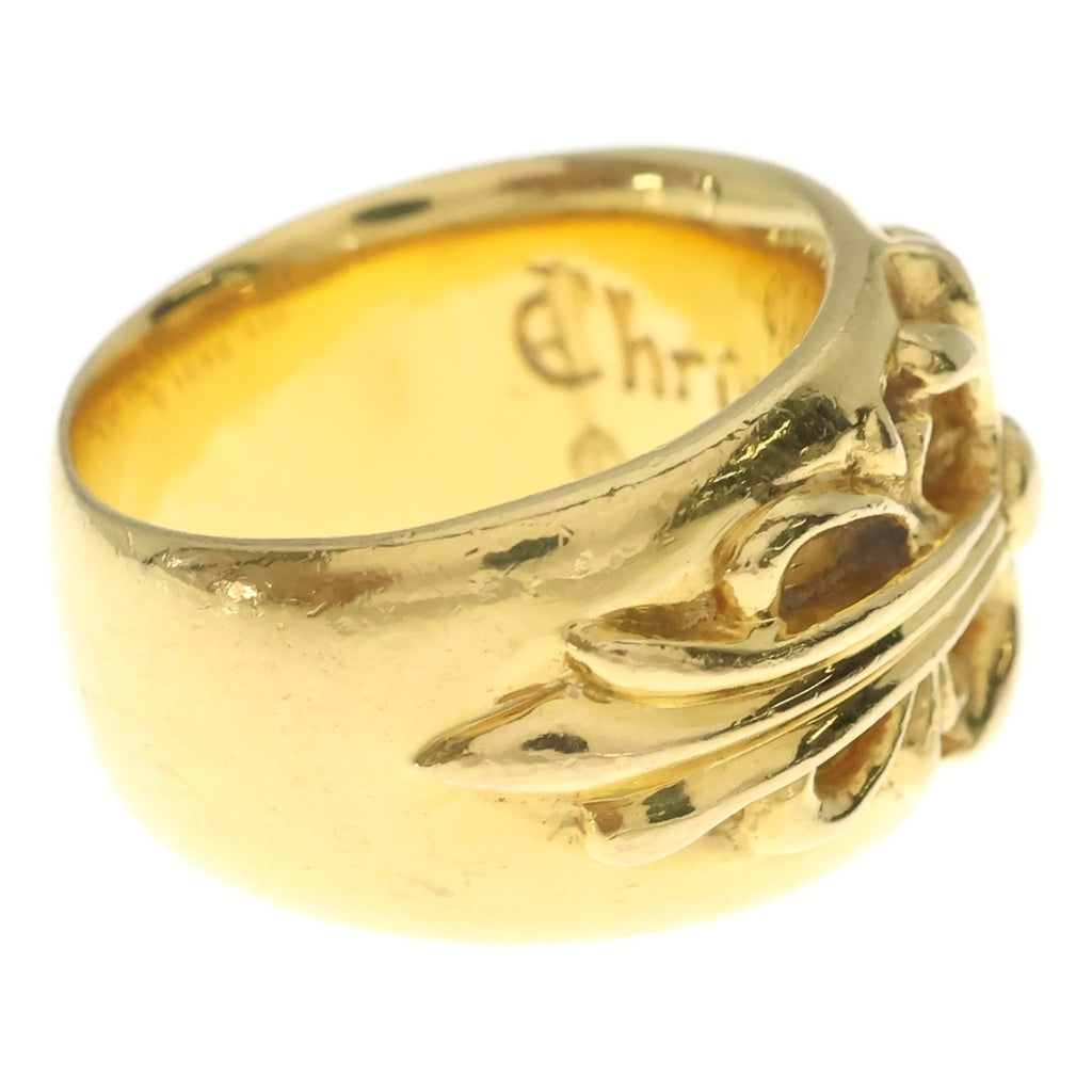 CHROME HEARTS(クロムハーツ) 22K FLRL CRS フローラルクロスリング ゴールド