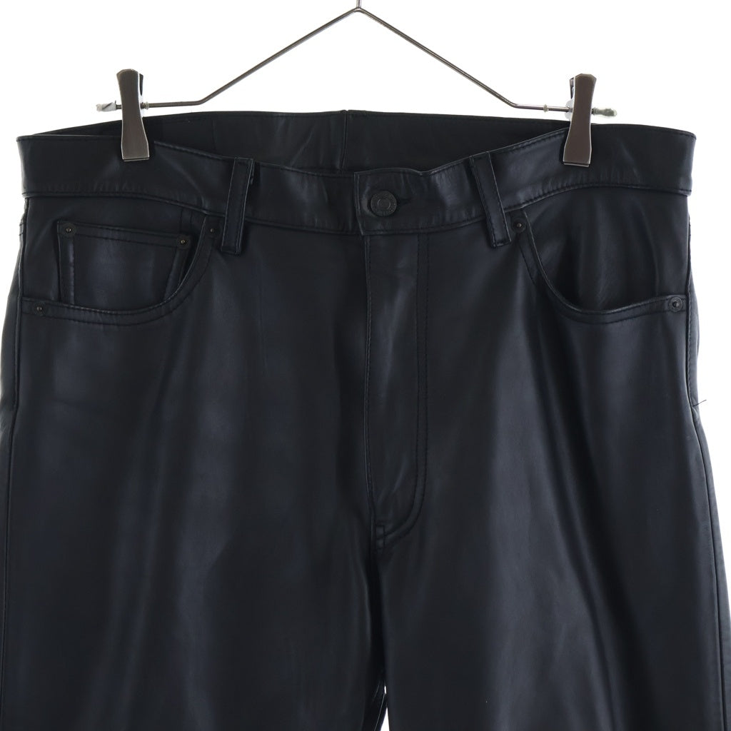 Levi's(リーバイス) 00s Horse Hide Black Leather Pants 馬革 ホースハイド レザーパンツ ブラック 505-4958
