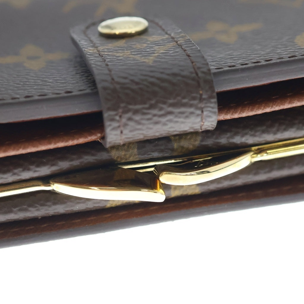 LOUIS VUITTON(ルイヴィトン) ポルトフォイユ ヴィエノワ モノグラム 二つ折り 財布 ウォレット ブラウン レディース