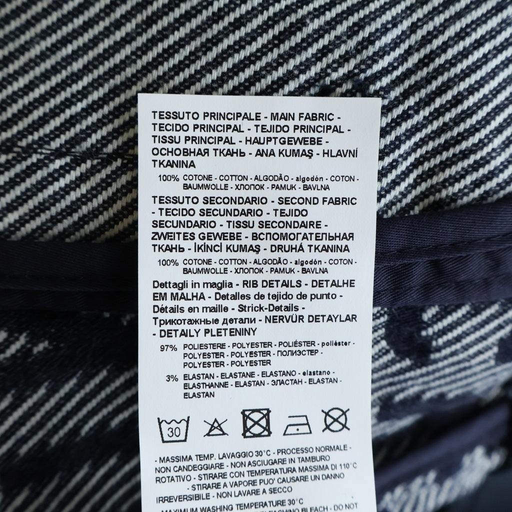 AX ARMANI EXCHANGE(アルマーニ エクスチェンジ) Denim Bomber Jacket ジップアップ デニムボンバー ジャケット インディゴ 3DZBD4 Z1W8Z