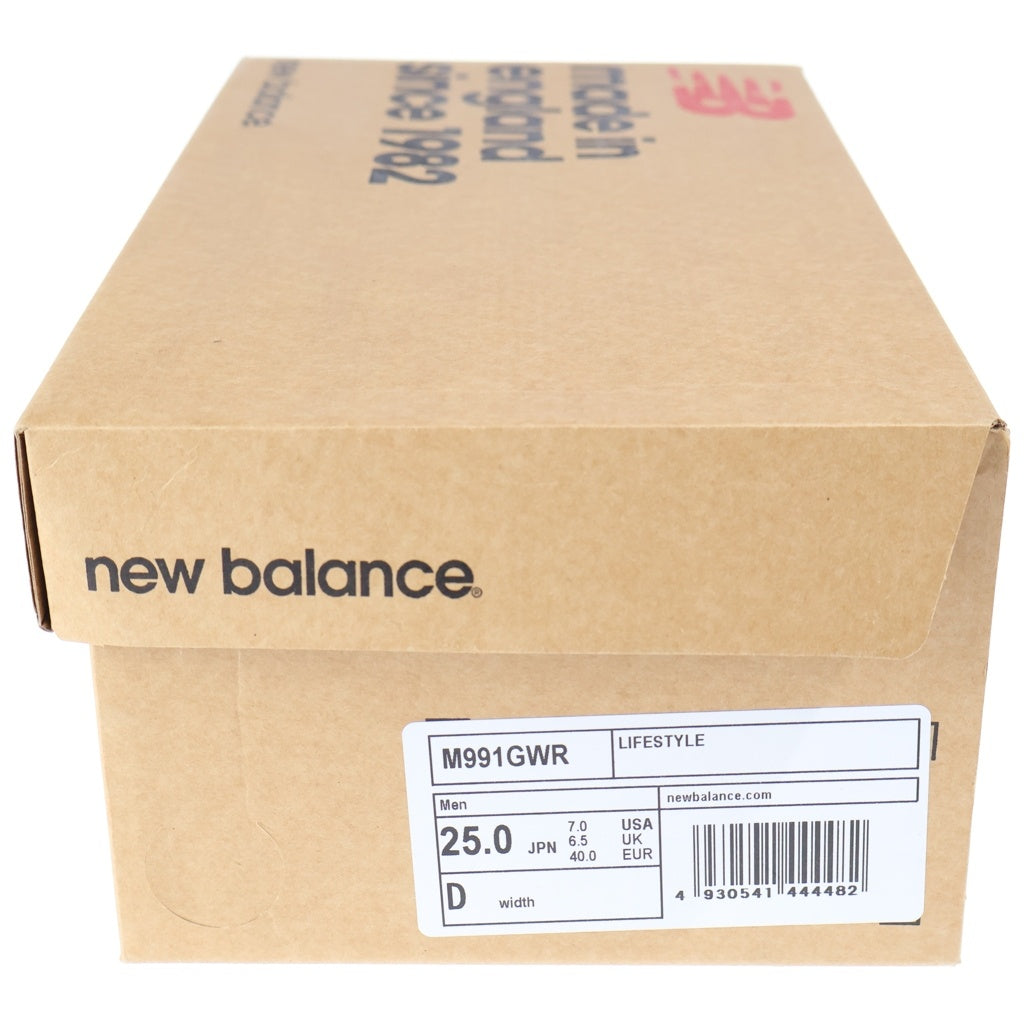 New Balance(ニューバランス) スエード ローカットスニーカー マルチ US7/25cm M991GWR
