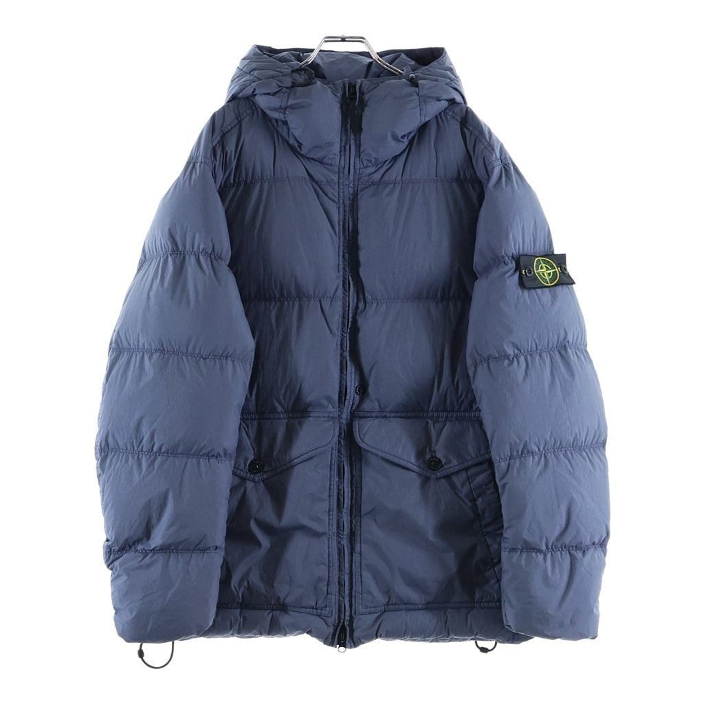STONE ISLAND(ストーンアイランド) 24AW GARMENT DYED CRINKLE REPS RECYCLED NYLON DOWN ガーメント ダイ クリンクル レップス リサイクルド ナイロン ダウン パープル 811540723