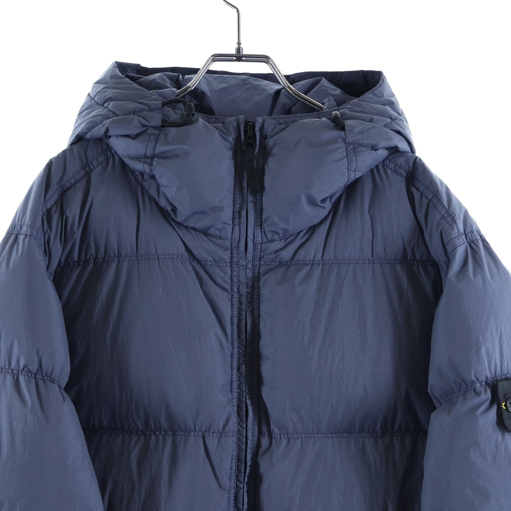 STONE ISLAND(ストーンアイランド) 24AW GARMENT DYED CRINKLE REPS RECYCLED NYLON DOWN ガーメント ダイ クリンクル レップス リサイクルド ナイロン ダウン パープル 811540723