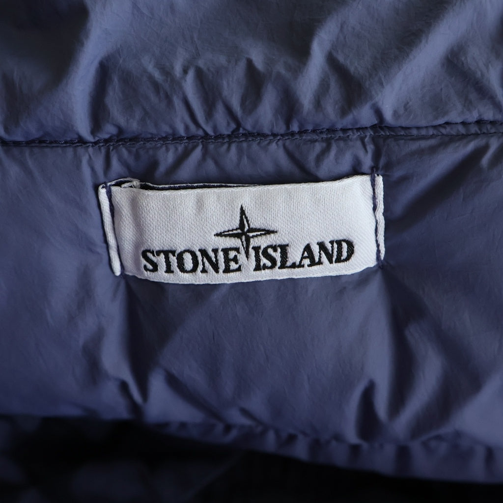 STONE ISLAND(ストーンアイランド) 24AW GARMENT DYED CRINKLE REPS RECYCLED NYLON DOWN ガーメント ダイ クリンクル レップス リサイクルド ナイロン ダウン パープル 811540723