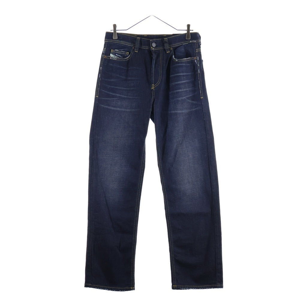 DIESEL(ディーゼル) D-Mauki ウォッシュ加工 ボタンフライ デニムパンツ ジーンズ インディゴ R9I17