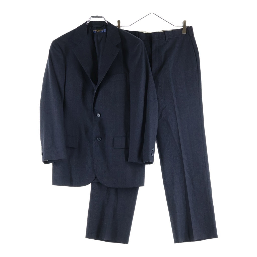 BROOKS BROTHERS(ブルックス ブラザーズ) 80s グレンチェック柄 シングル テーラードジャケット スラックス セットアップ スーツ グレー