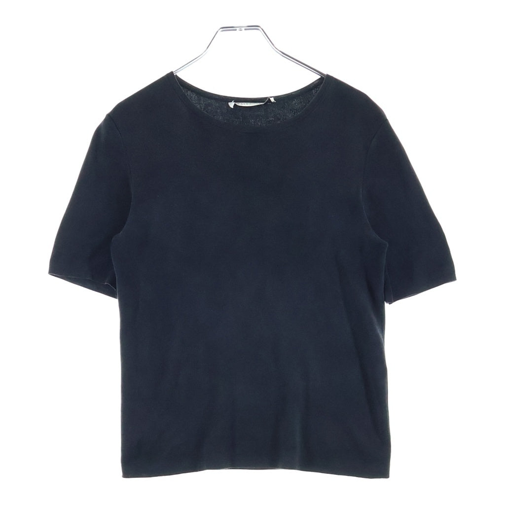 BALENCIAGA(バレンシアガ) Short sleeve summer knit T-shirt サマーニット半袖Tシャツ ブラック レディース 437905 T2082