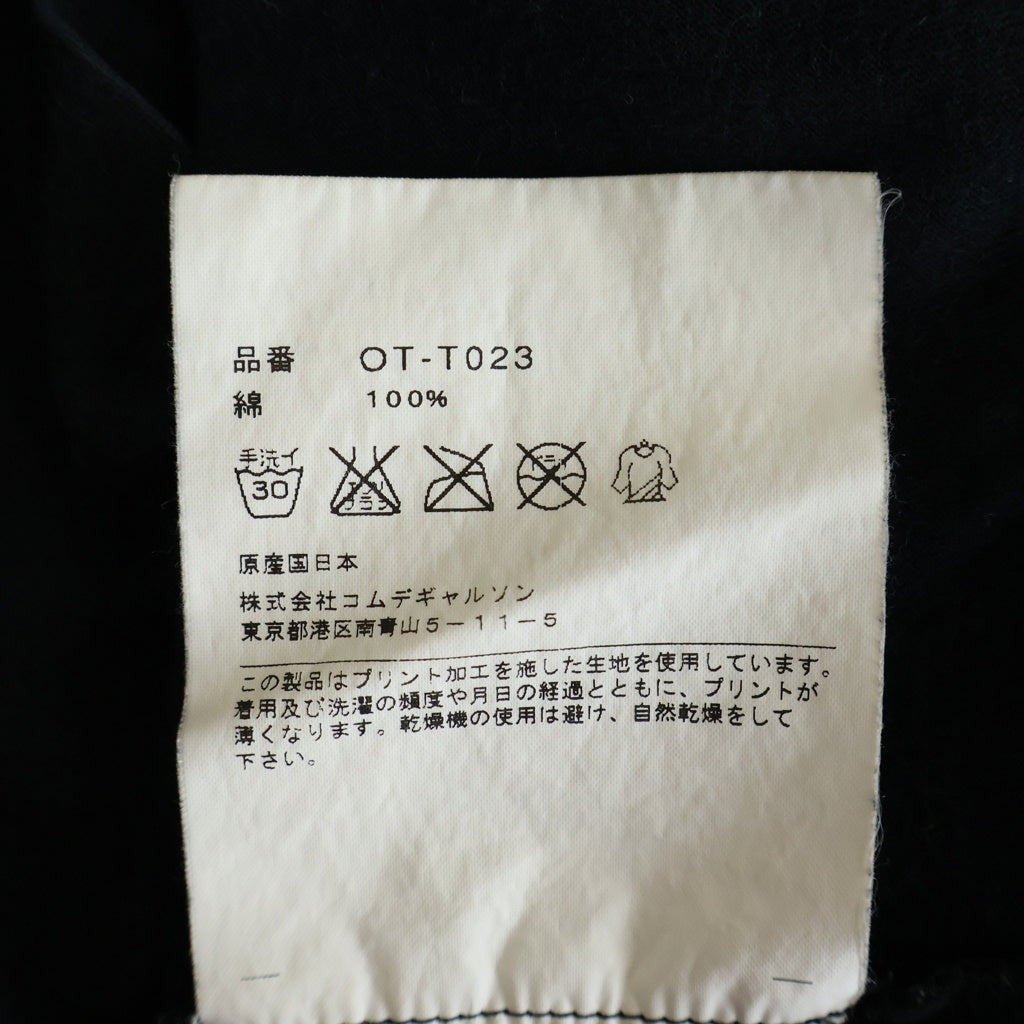 CHROME HEARTS(クロムハーツ) ×COMME des GARCONS Logo print short-sleeve T-shirt ×コムデギャルソン ロゴプリント半袖Tシャツ ブラック OT-T023