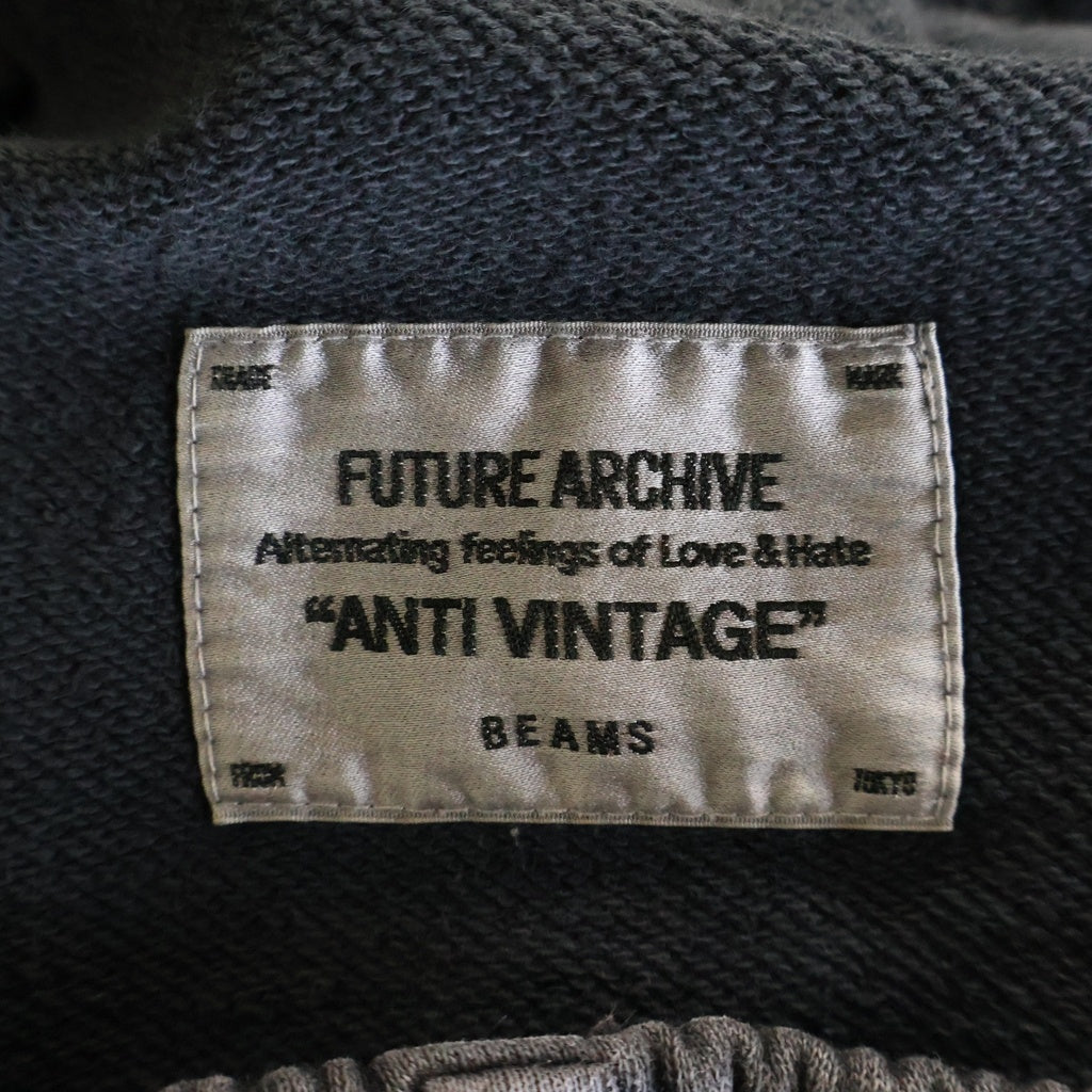 BEAMS(ビームス) FADE STUDS PANTS フェード加工 スタッズスウェットパンツ ブラック 11-24-1772-146