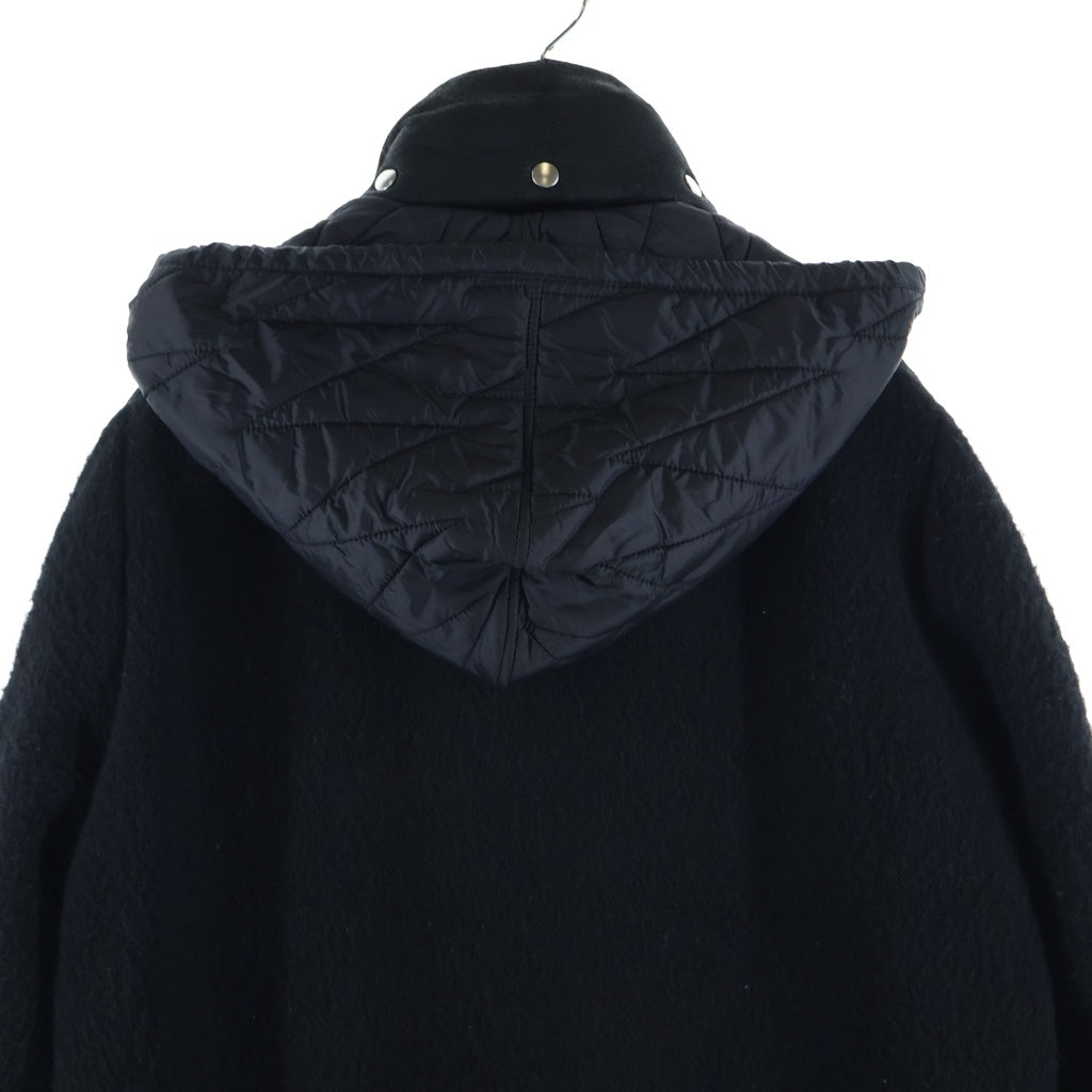 Rick Owens(リックオウエンス) 19AW Wool Dustulator Hooded Jacket ウールフーデッドジャケット ブラック RU19F4767-WFMLBA